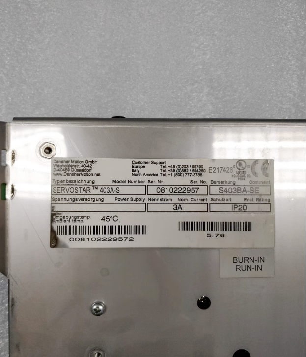 KOLLMORGEN S403A-SE S403BA-SE Test Servo Driver One /piece