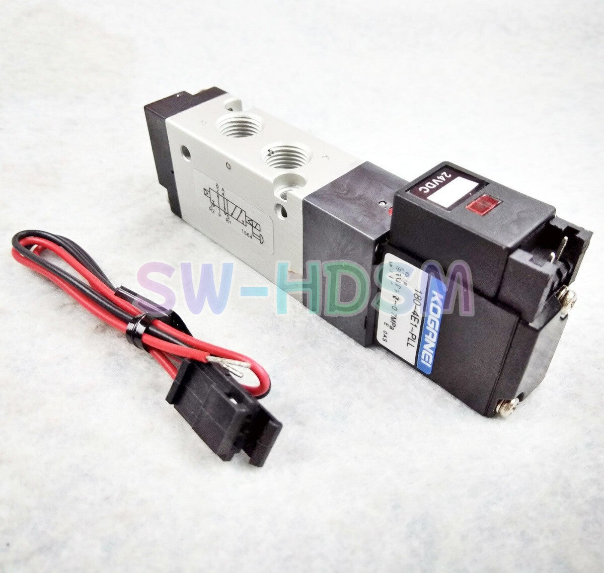 1PCS for KOGANEI 180-4E1-PLL DC24V Solenoid Valve Freight Free