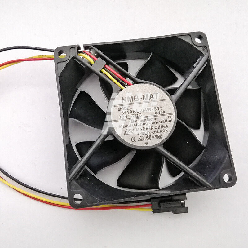 NMB 3110RL-04W-S19 COOLING fan 80*80*25mm 12V 0.1A 3pin