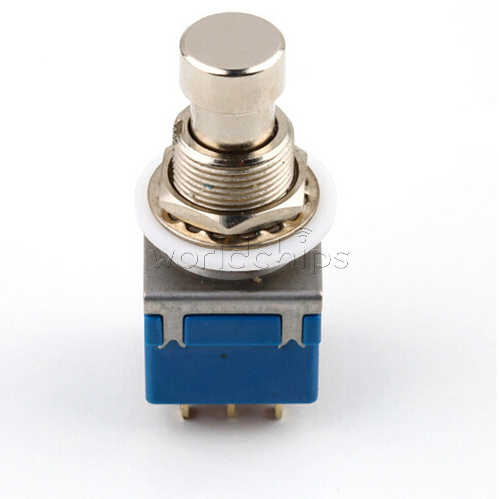 10PCS 9-Pin 3PDT Guitar Effects Pedal Box Stomp Foot True Bypass Metal Switch