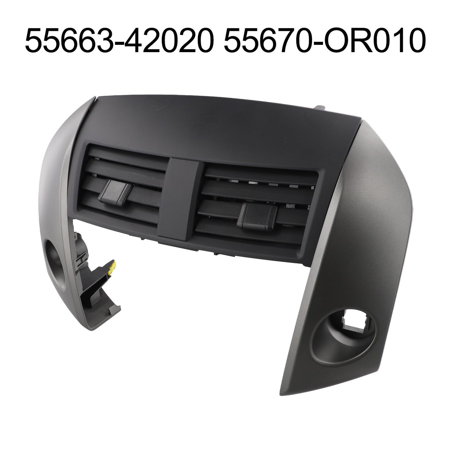 Complete Set Center AC Dash Vents+Trim Bezels For Toyota For RAV4 2006 2012//