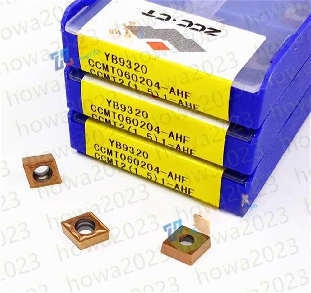 10pcs/Box ZCC.CT CCMT060204-AHF YB9320 CCMT21.51-AHF Carbide insert Steel Blade