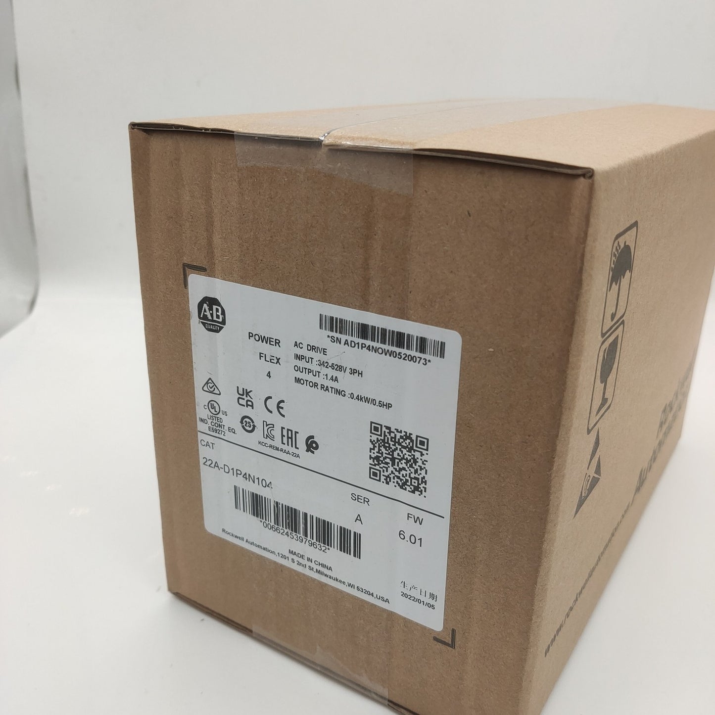 AB 22A-D1P4N104 PowerFlex4 AC Drive 22AD1P4N104