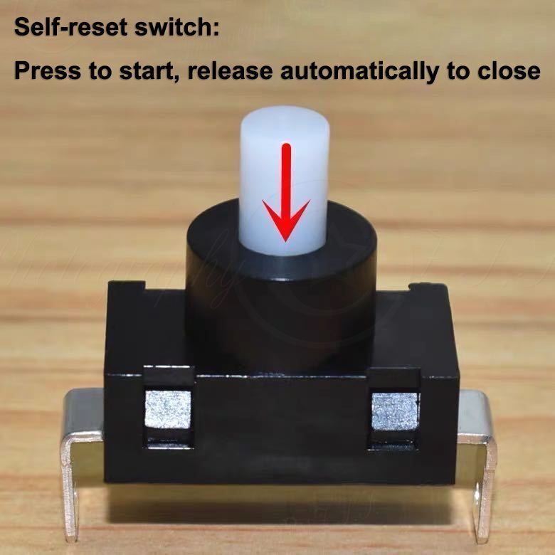 Universal Self-Lock Self-Reset Power Key KAG-01C Switch For Vacuum Cleaner Fix