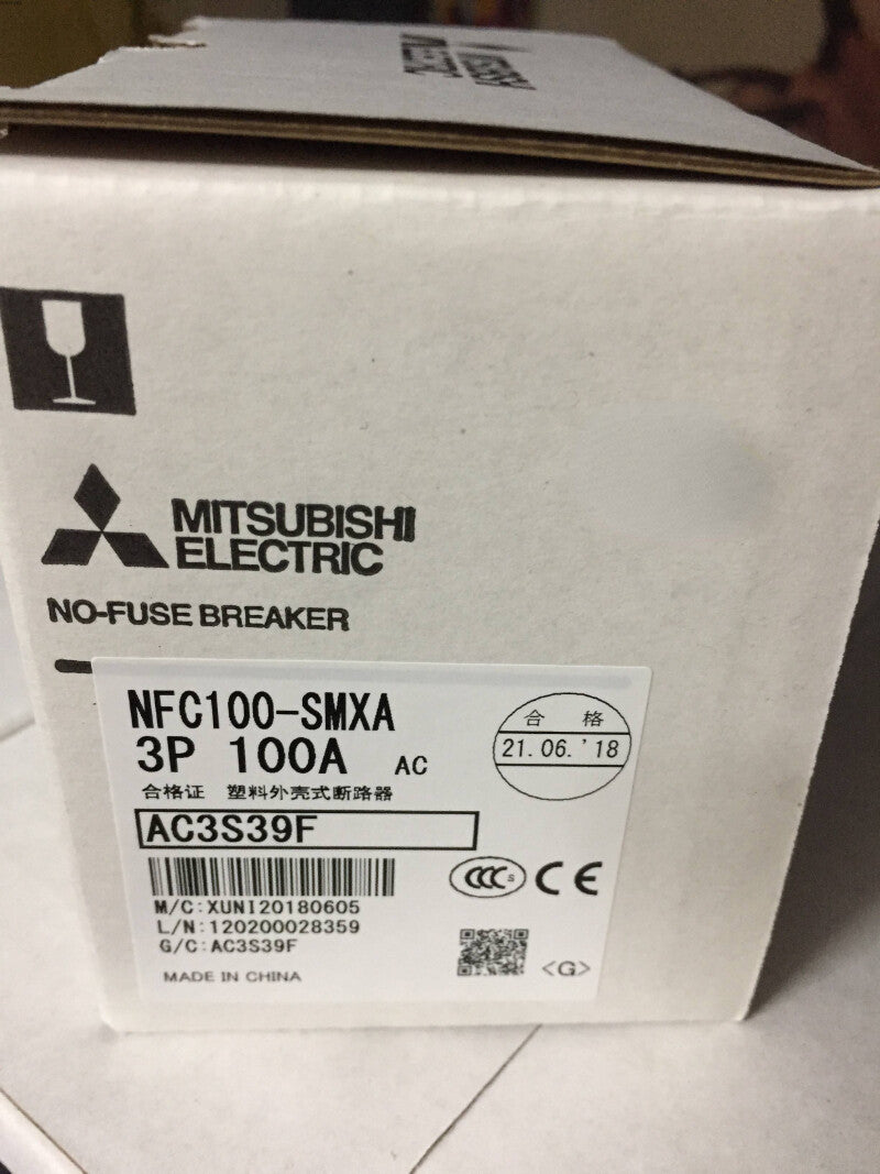 1pcs Mitsubishi Circuit Breaker NFC100-SMXA 3P 100A 1110016216