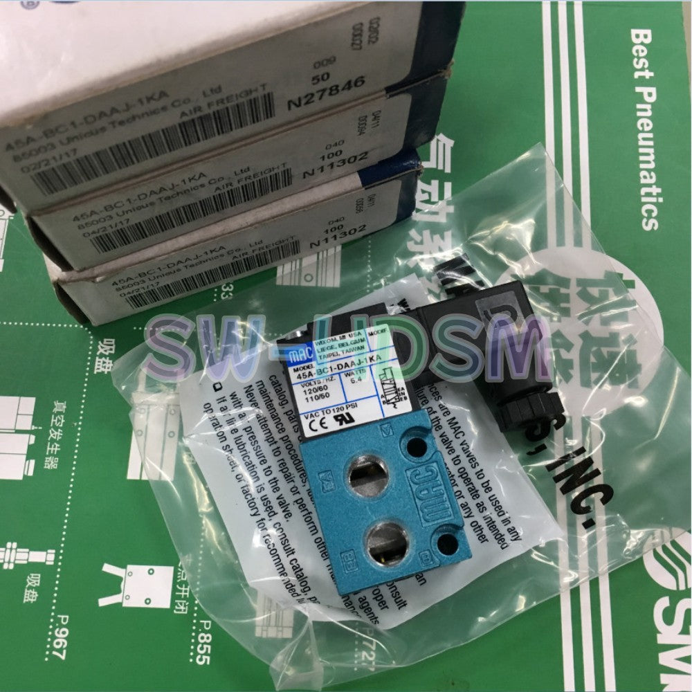 1PCS MAC High Frequency Solenoid Valve 45A-BC1-DAAJ-1KA Freight Free