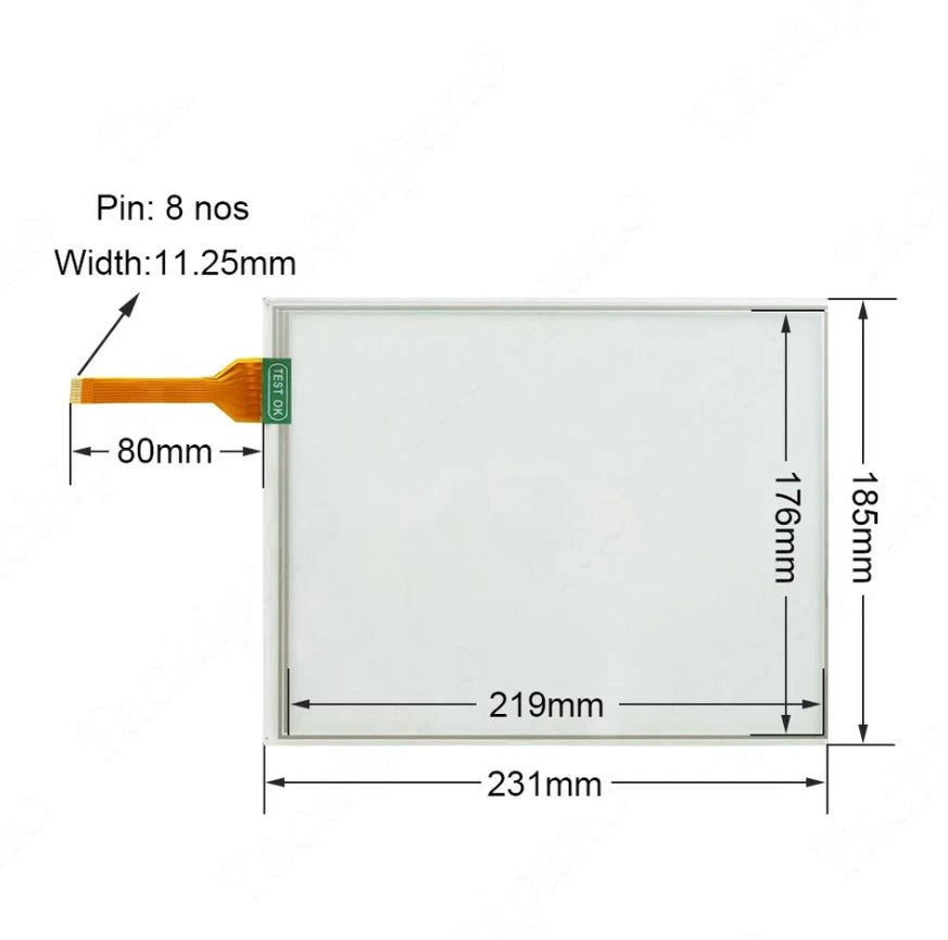 1PSC For Touch Screen Glass USP 4.484.038 G-25