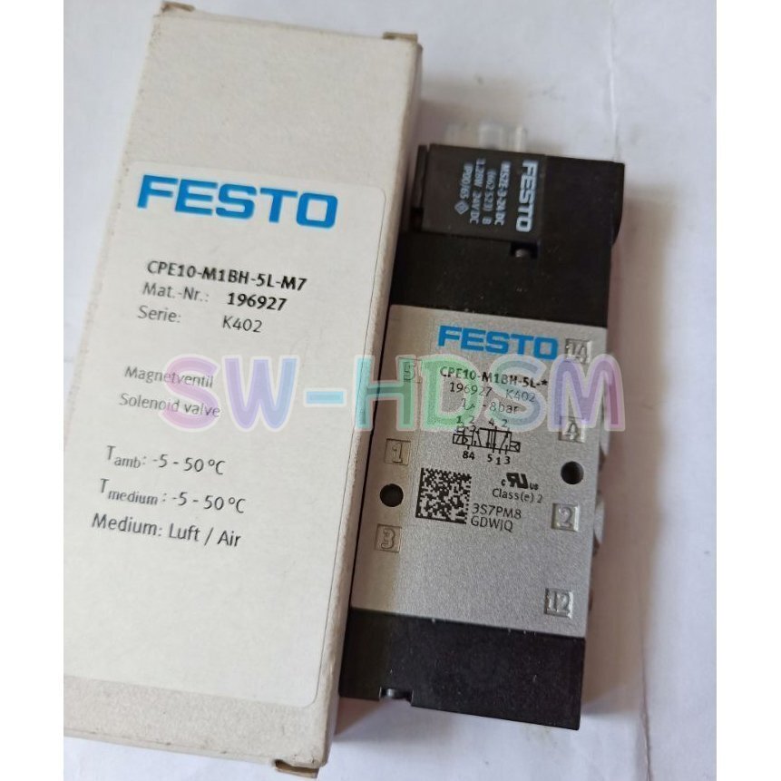 1PCS For FESTO CPE10-M1BH-5L-M7 196927 Solenoid Valve freight free