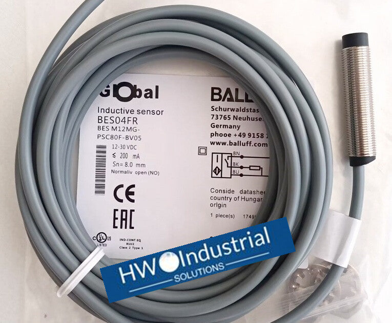 1PC BALLUFF Proximity Switch BES04FR Inductive Sensor BES M12MG-PSC80F-BV05