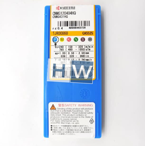 BOx/10PCS Kyocera Diamond CNC Blade CNMG120404HQ CA5525
