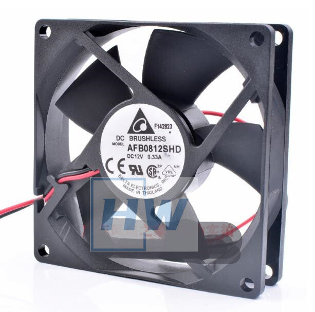 1PC Delta AFB0812SHD 8cm 8020 12V 0.33A Chassis Cooling Fan