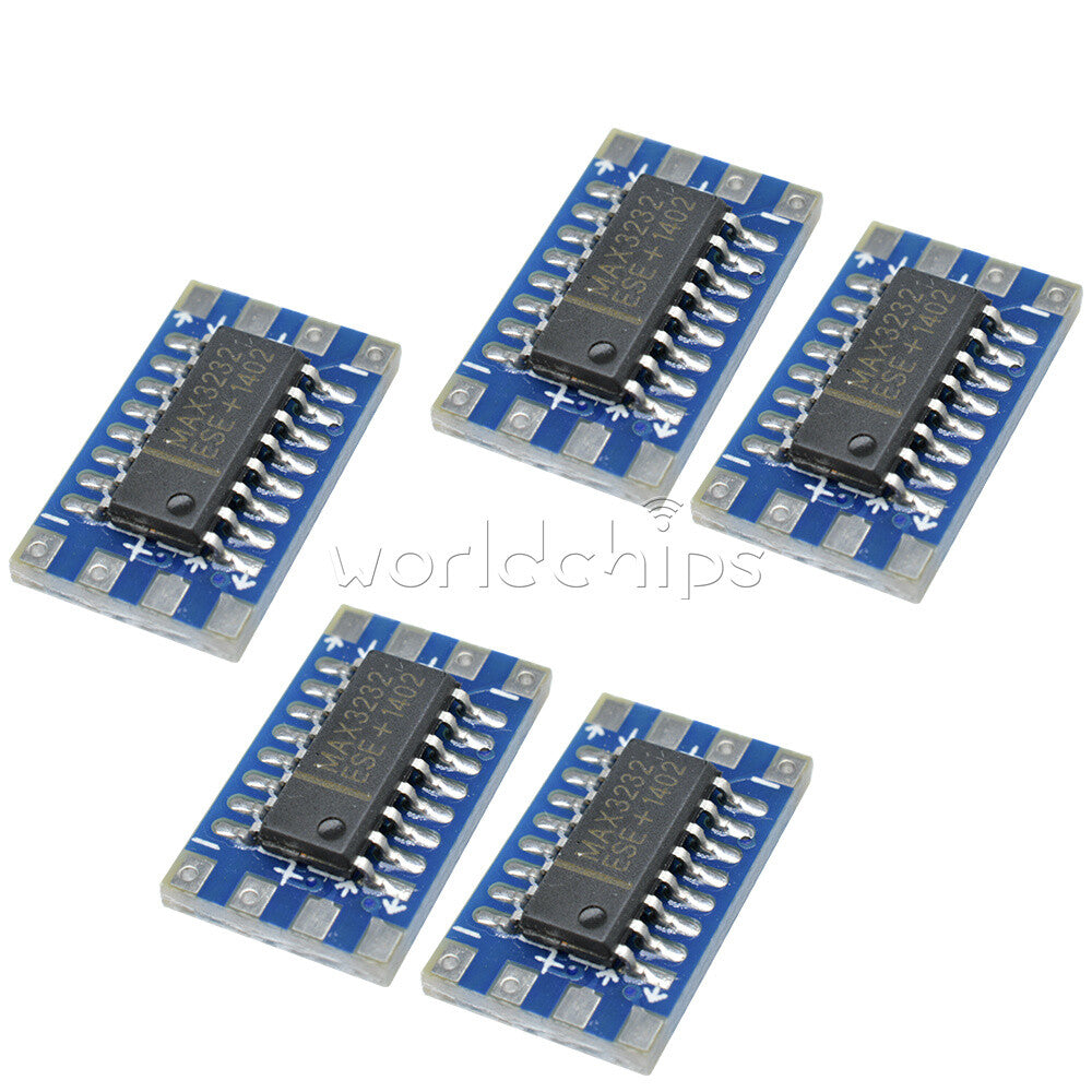 100PCS Serial Port Mini RS232 to TTL Converter Adaptor Module Board MAX3232