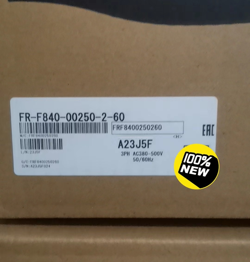 1pcs Mitsubishi Frequency Converter FR-F840-00250-2-60