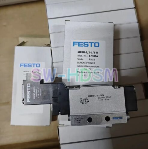 1PCS For FESTO MEBH-5/2-1/8-B 173004 Solenoid Valve freight free