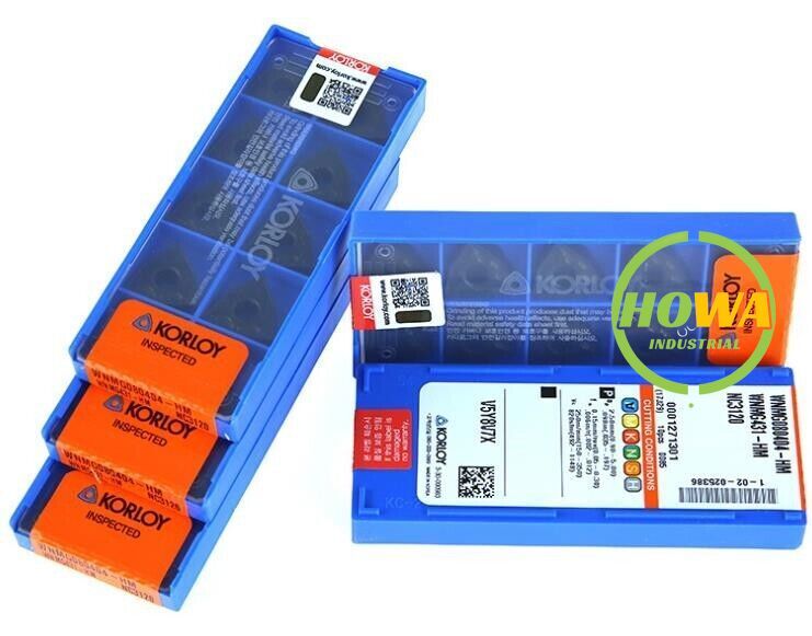 10pieces/Box KORLOY WNMG080404-HM NC3120 WNMG431-HM Carbide Insert Turning Blade