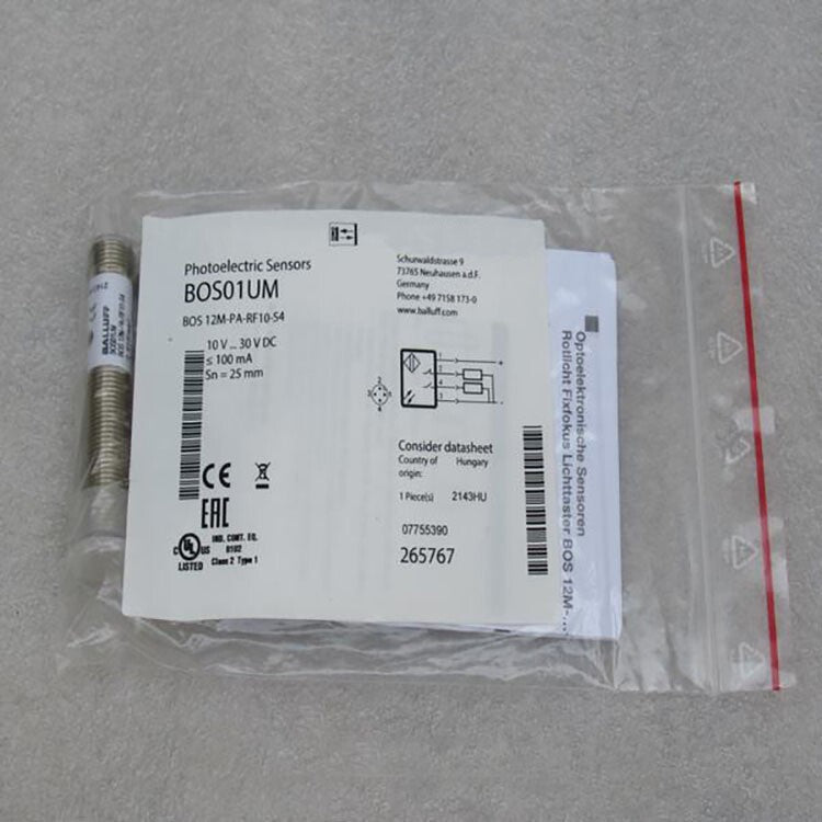 1PCS For BALLUFF BOS01UM BOS 12M-PA-RF10-S4 Proximity Switch Sensor