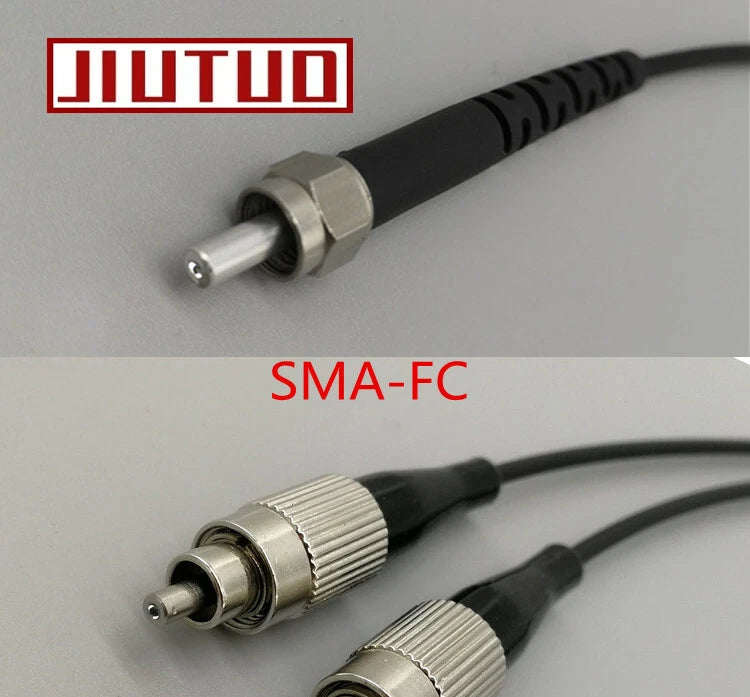SMA905 SMA-ST SMA-FC plastic optical fiber jumper 1mm core metal connector