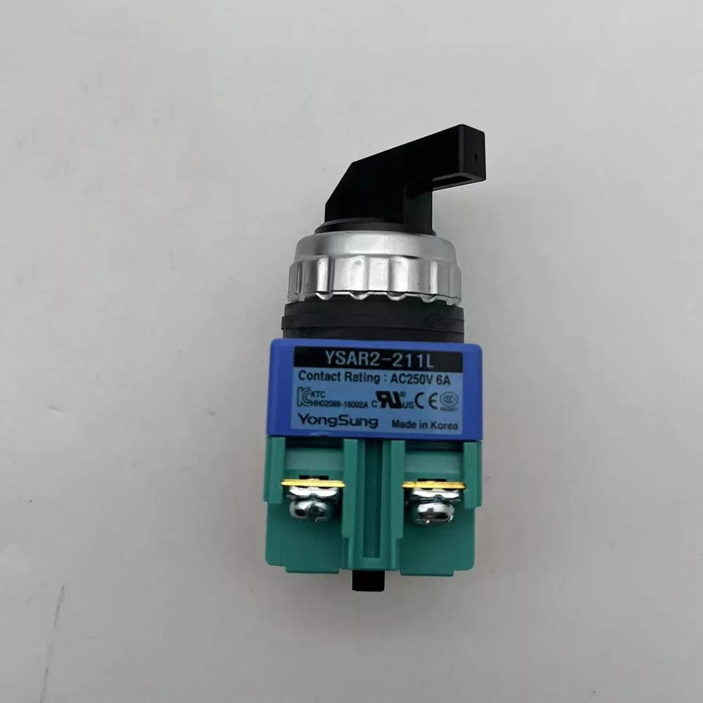 1PCS yongsung dragon sound 2 gear selector switch YSAR2-211L ROTARY SWITCH