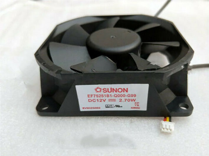 For SUNON EF75251B1-Q000-G99 12V 2.70W 7CM 7525 Projector Cooling Fan