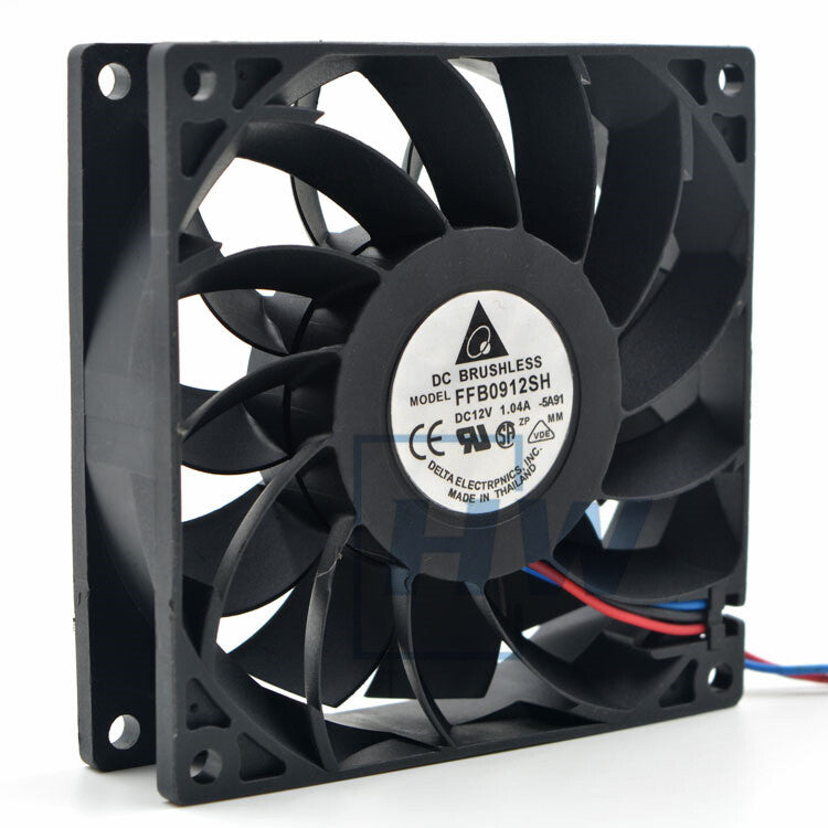 1PC FFB0912SH 9025 12V 1.04A 9CM Air Volume Server Chassis Fan