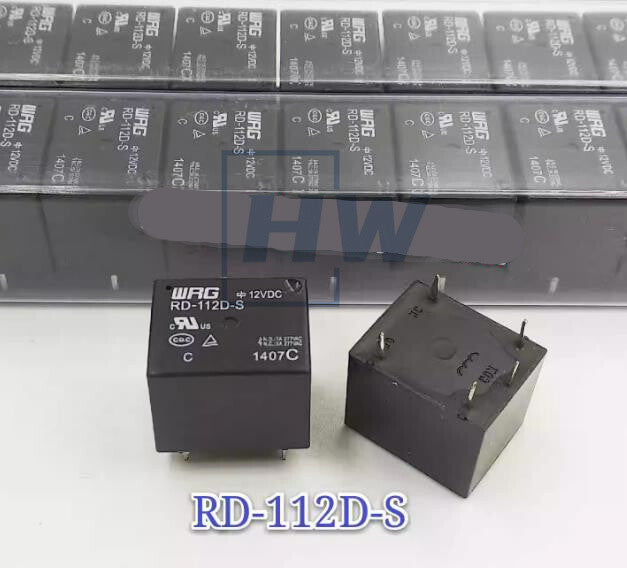 10 pcs WRG Relay RD-112D-S RD-112D-S-12VDC