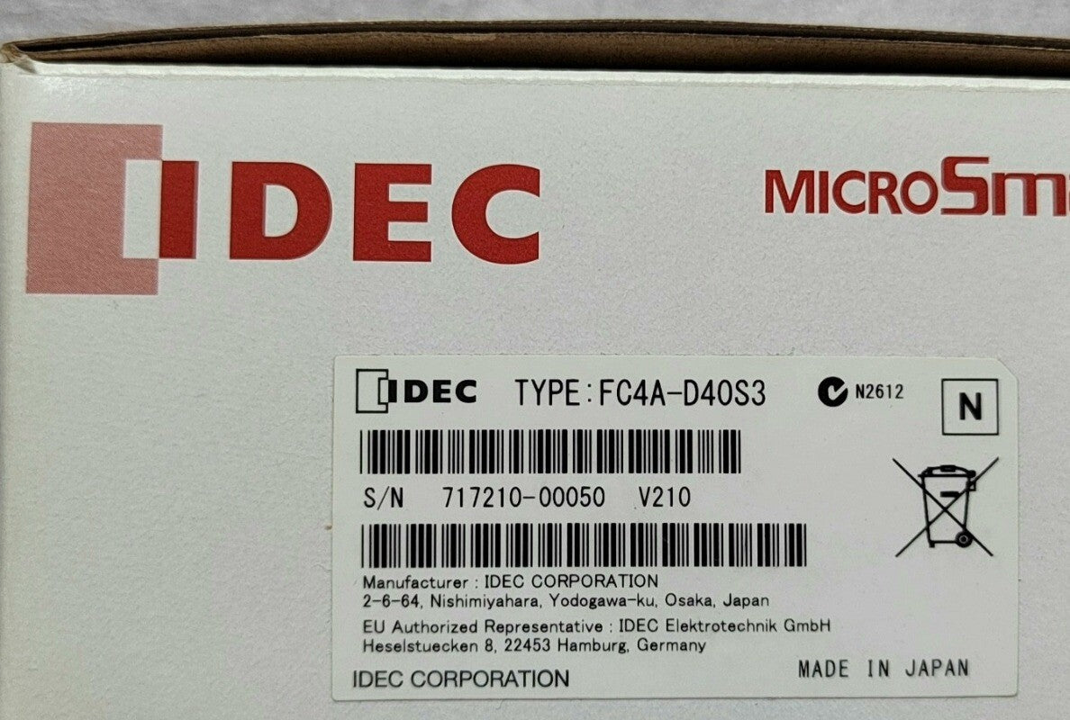 1pcs IDEC PLC Module FC4A-D40S3