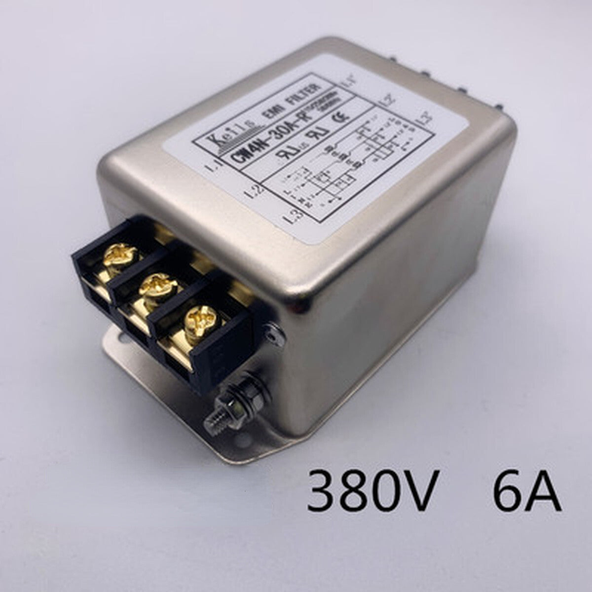 1PCS KEILS CW4N-6A-R 10A 20A 30A Power Filter 380V Three-phase Three-wire