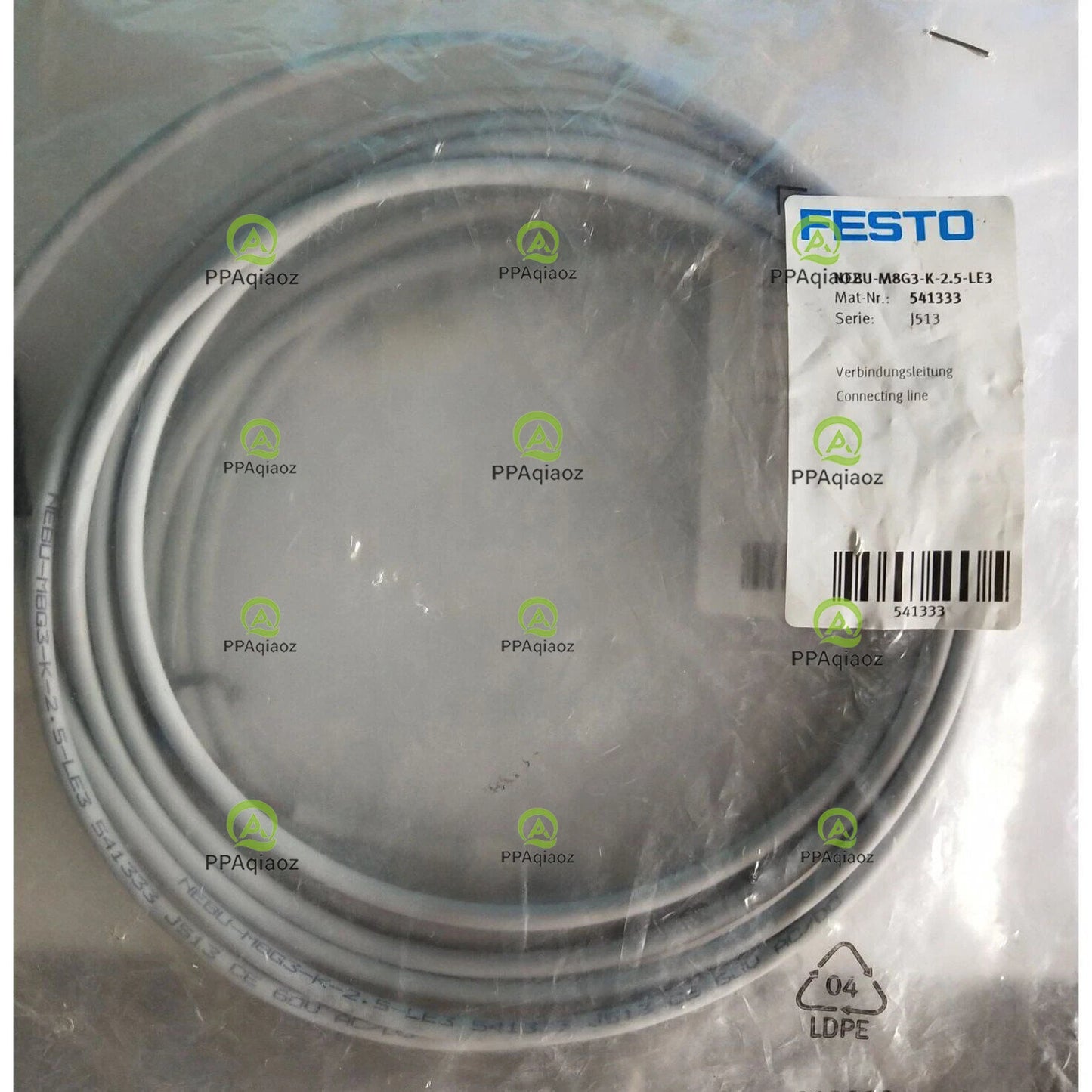 FESTO NEBU-M8G3-K-2.5-L 541333 1PC Connecting Cable Spot Stock Free Shipping