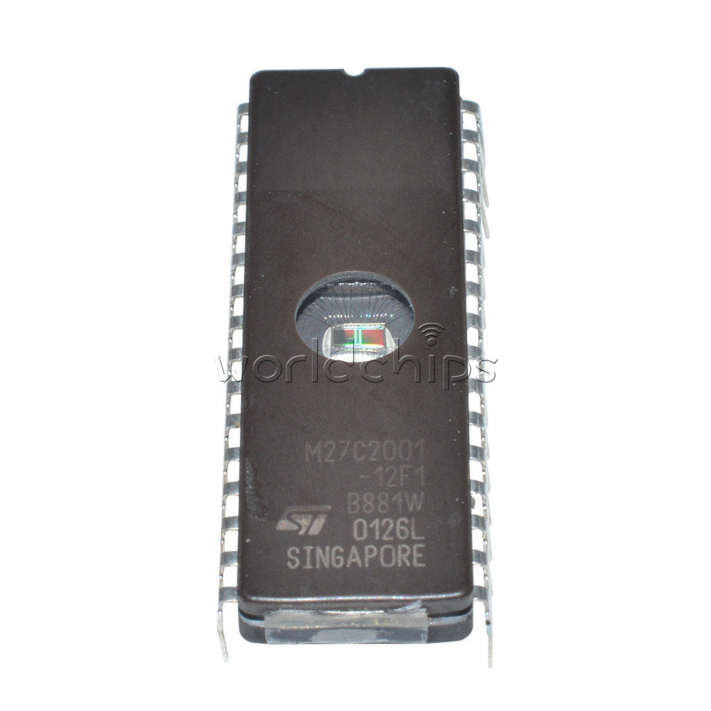 10PCS M27C2001 M27C2001-12F1 IC EPROM UV 2MBIT 120NS 32CDIP TOP