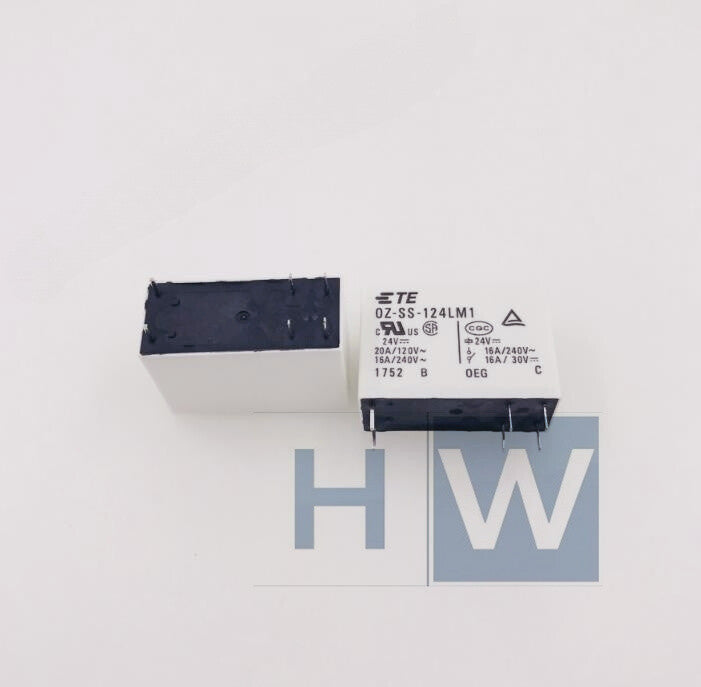 10Pcs TE Relay OZ-SS-124LM1 One Set of Normally Open 6-pin 16A240VA