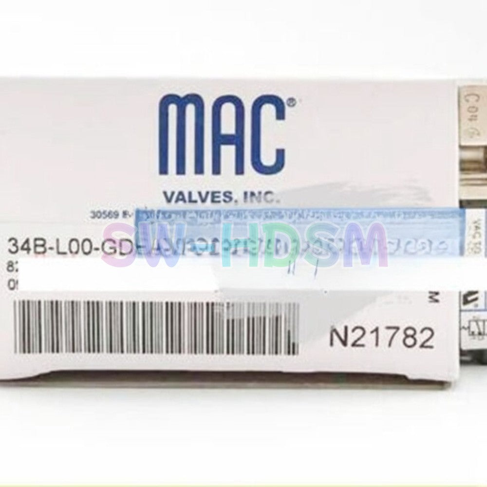 1PCS for MAC Solenoid Valve 34B-L00-GDFA-1KA 34BL00GDFA1KA Freight Free