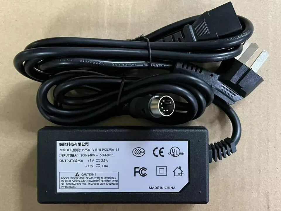 1pcs ELJINTEK, INC. PSU25A-13 Universal AC Adapter Power Supply Charger 5-Pin