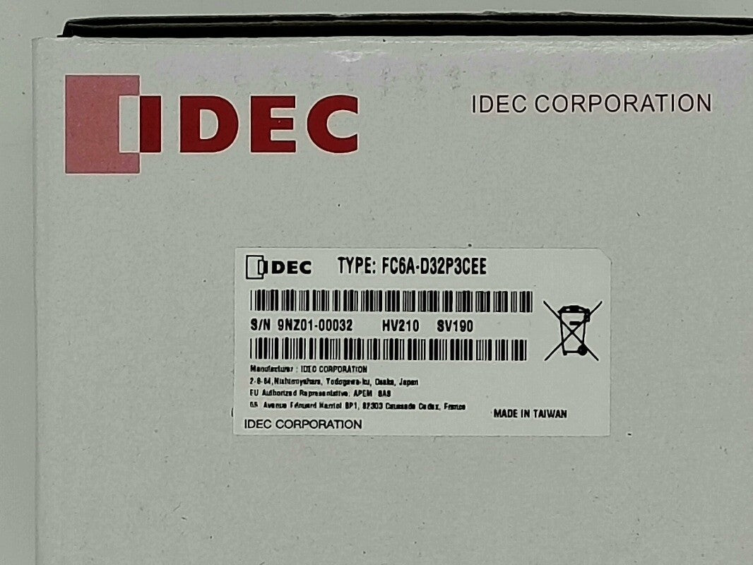 1pcs IDEC PLC Extension Module FC6A-D32P3CEE