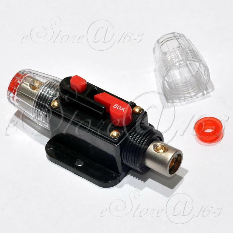 Automatic Air Switch Car Audio Circuit Breaker 12V 80A Fuse Overload Protector