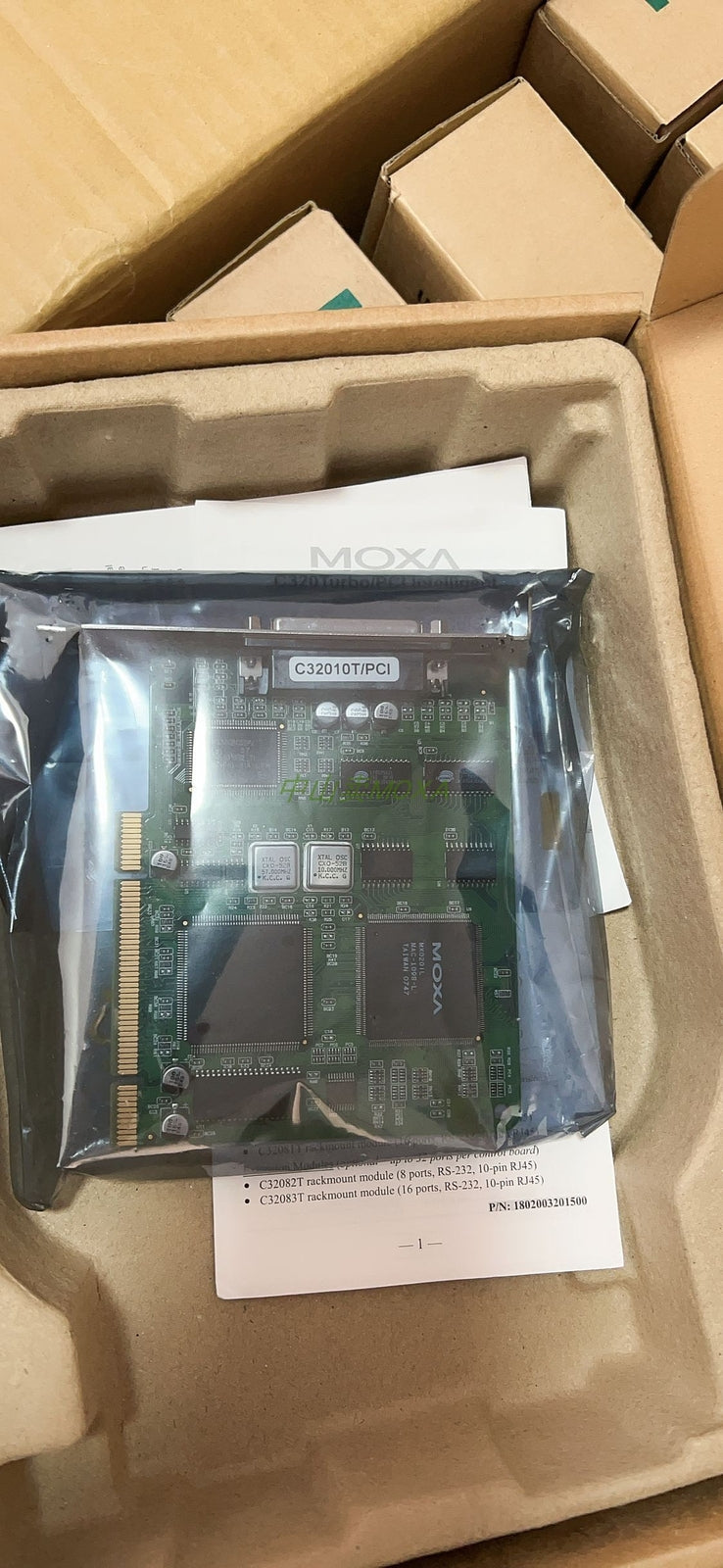 1pcs MOXA C32010T/pci Card