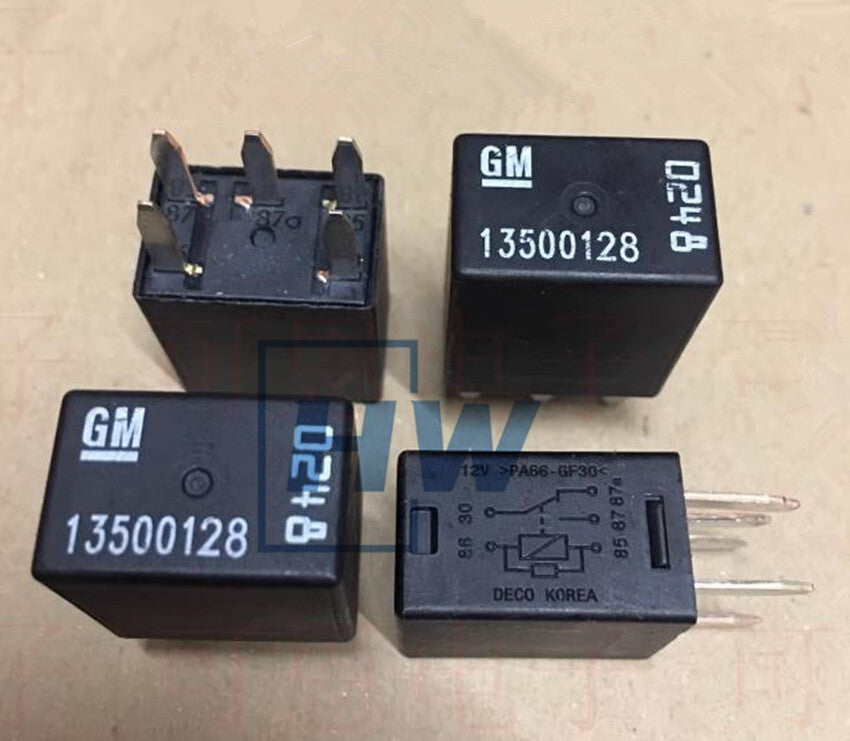 5 Pcs GM Car Headlights Relay 13500128 5- Pin
