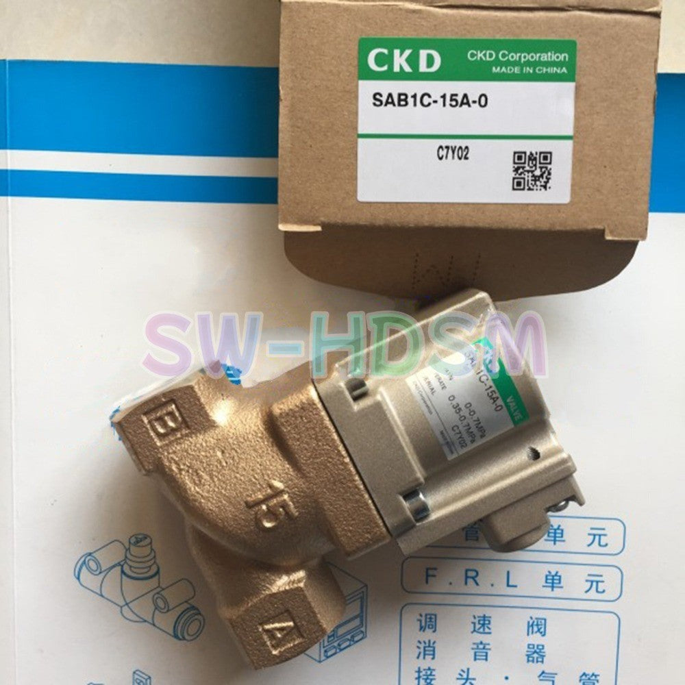 1PCS for CKD SAB1C-15A-0 Solenoid Valve Freight Free