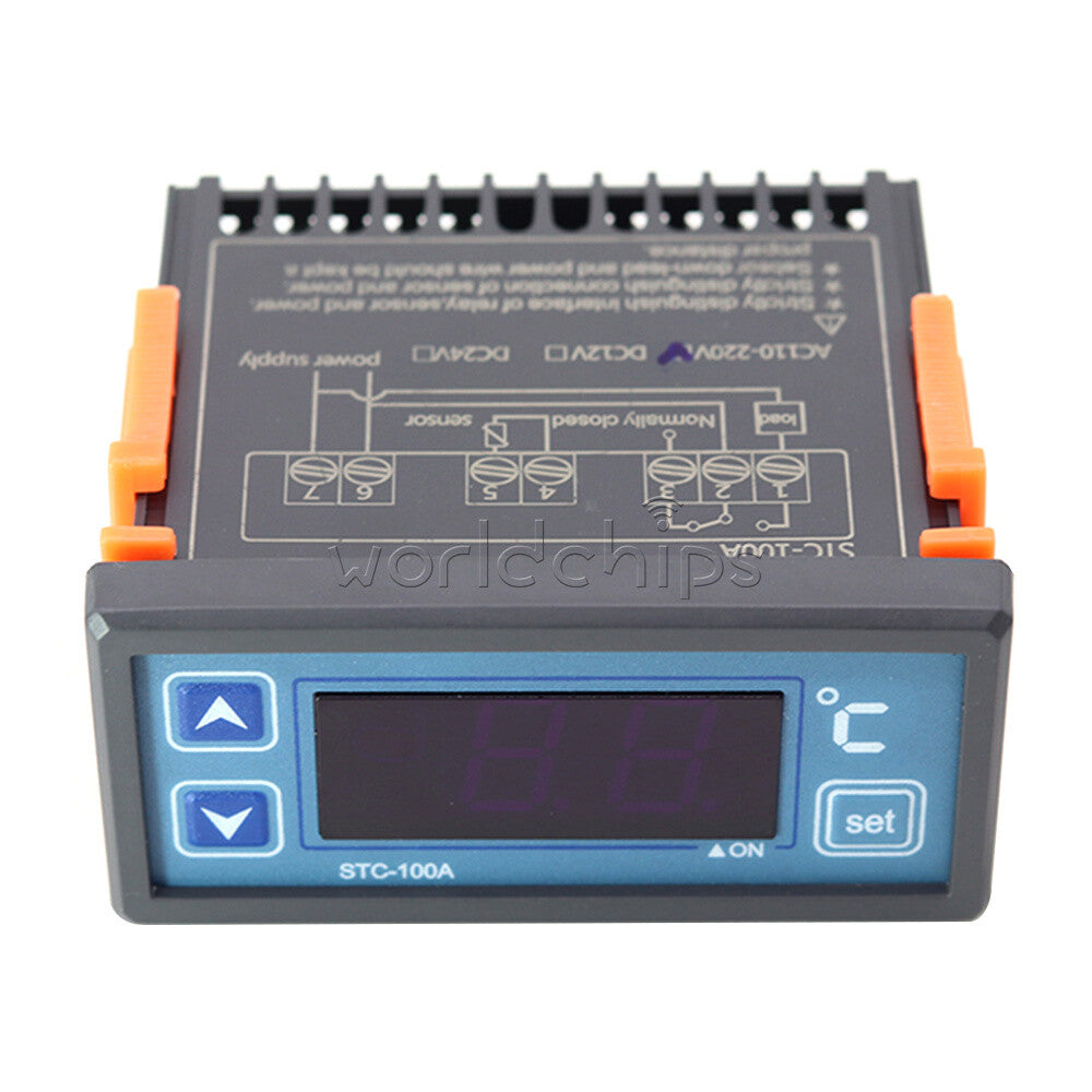 STC-100A Digital Thermostat Smart Temperature Controller AC220V NTC Sensor