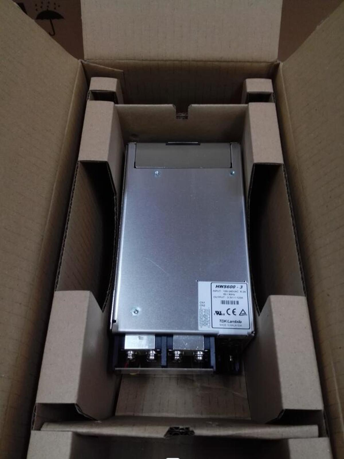1pcs TDK-LAMBDA HWS600-3 3.3V 120A power supply