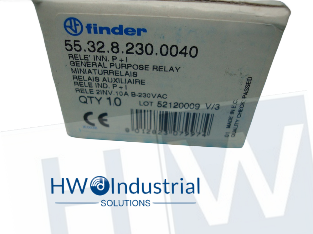 Finder Power Relay 55.32.8.230.0040 8-pin AC230V 10A