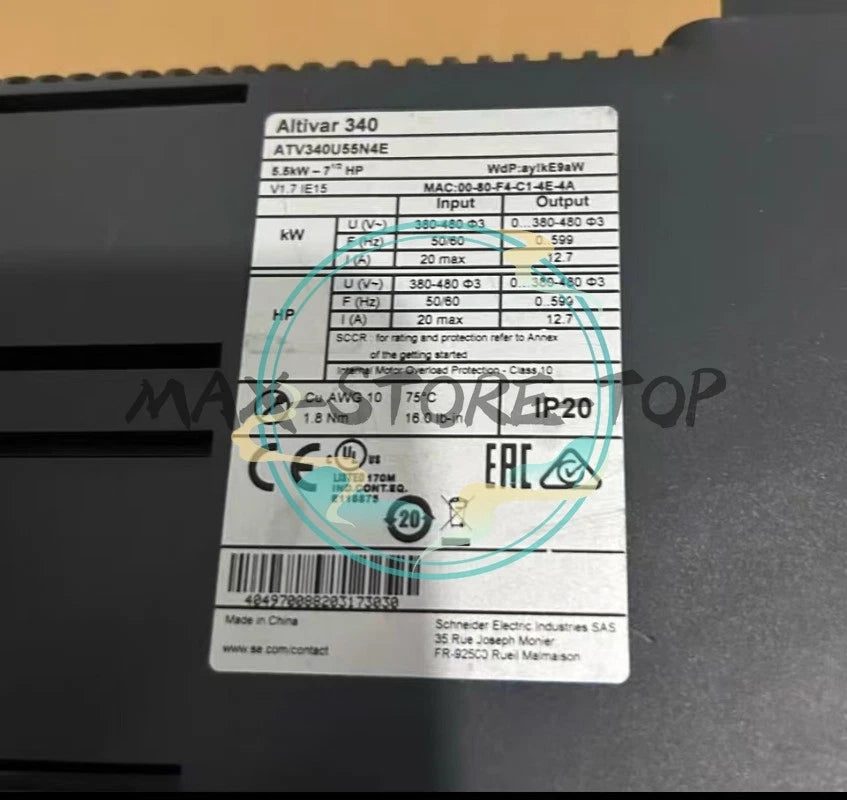1 PC TESTED Schneider ATV340U55N4E Inverter Fast Shipping