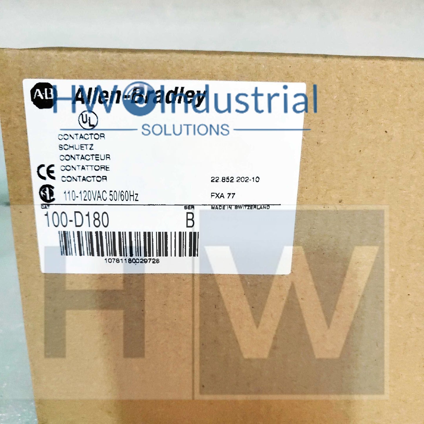 1Pc Contactor 100-D180EI 110-120VAC