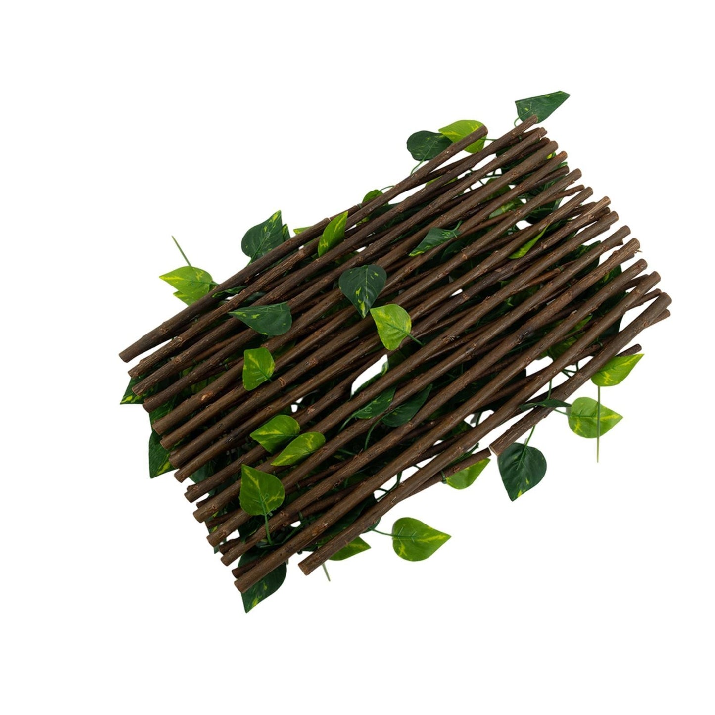 Expanding Trellis Artificial Flower Garden Wall Leaf Wood Fence Privacy/Screen