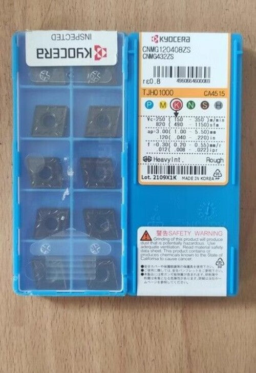 10pcs Kyocera CNMG120408ZS CA4515 CNMG432ZS CNC turning blade Carbide Inserts