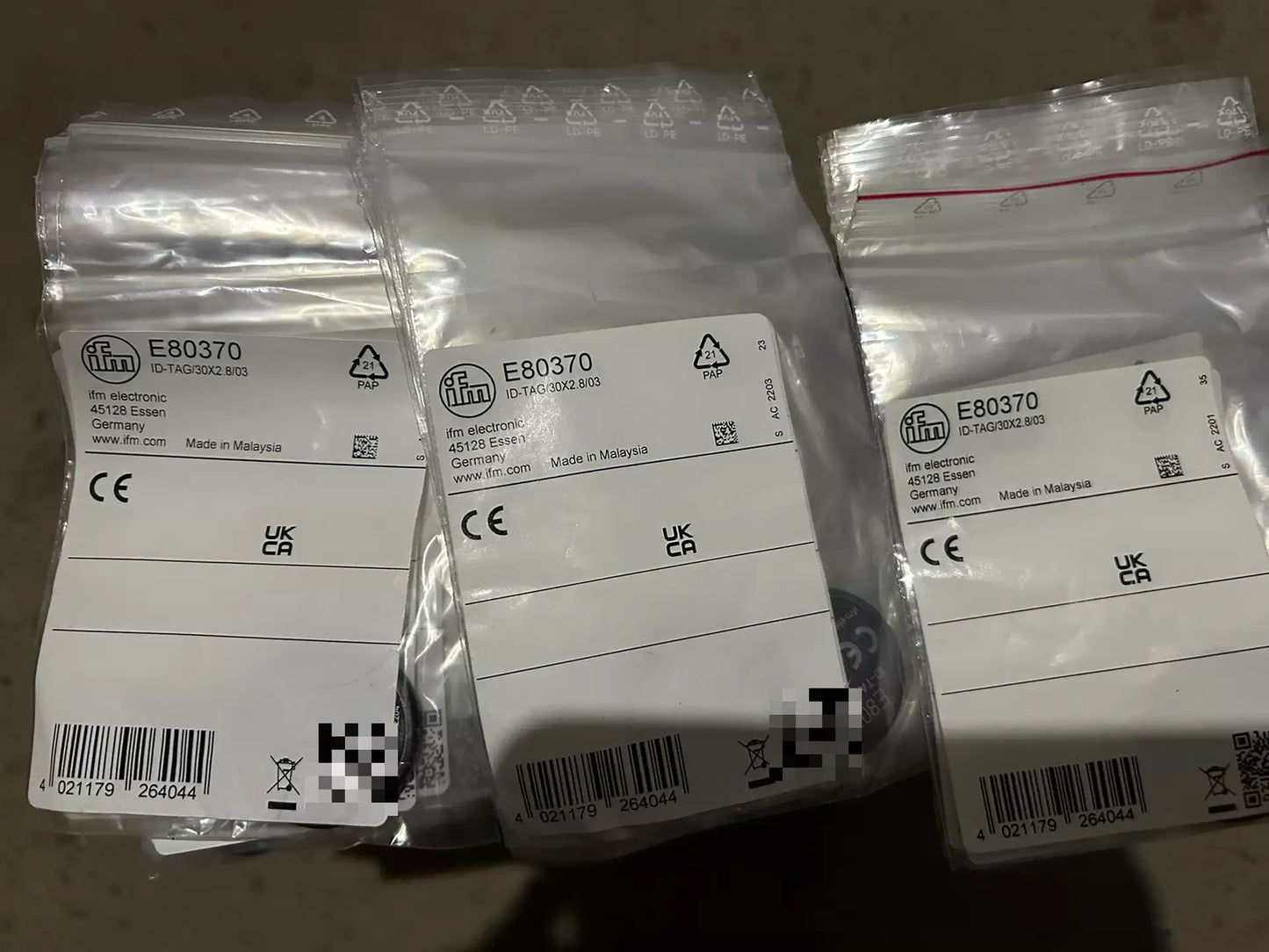 1pcs IFM E80370 ID-TAG/30X2.8/03 - 16 Kbit