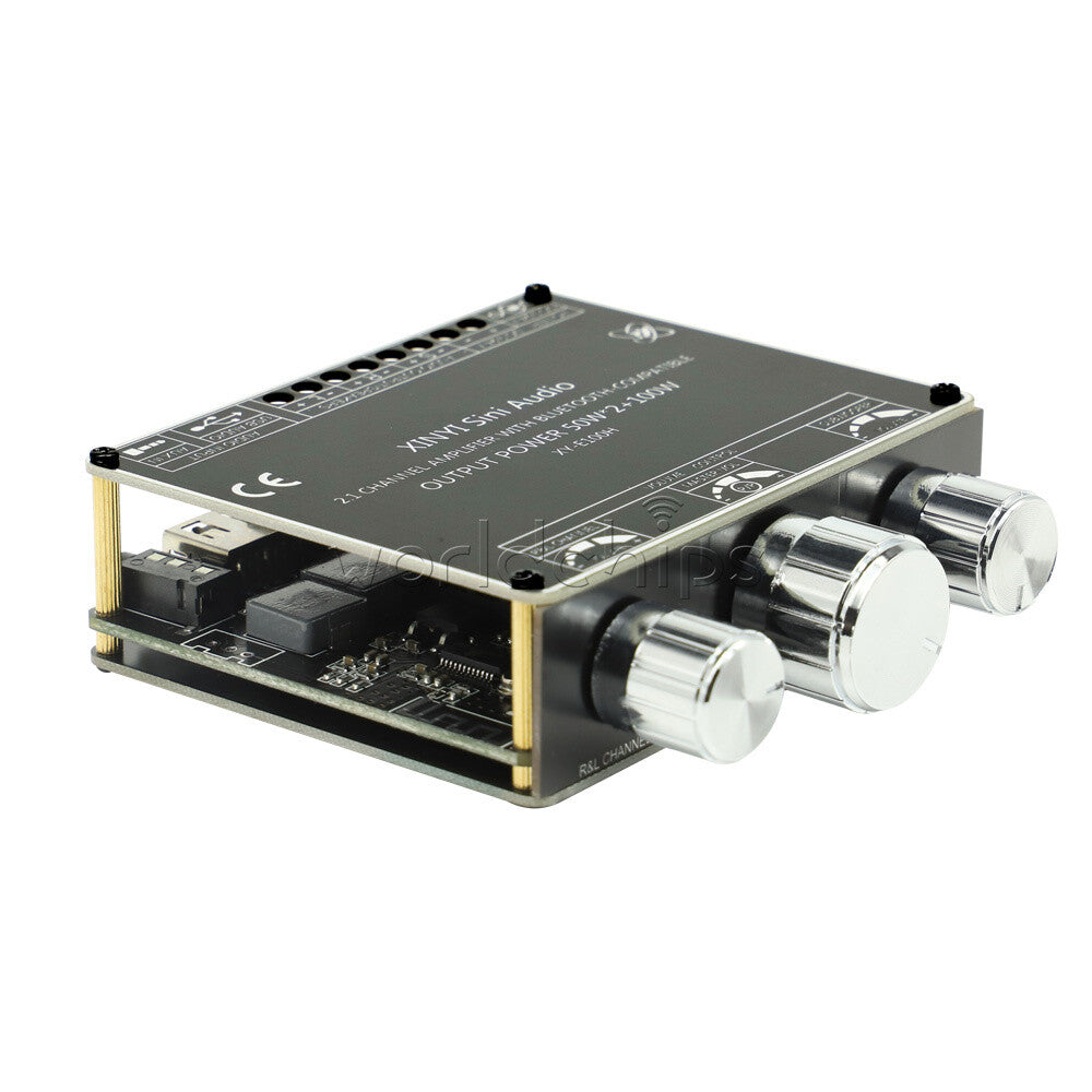 E100H 2.1 channel Bluetooth Audio Amplifier Board Module High&Low Bass Subwoofer