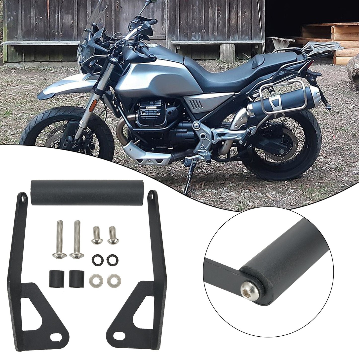Motorcycle GPS Phone Navigation Pad Mount Kit For GUZZI V85 TT 2019-2021