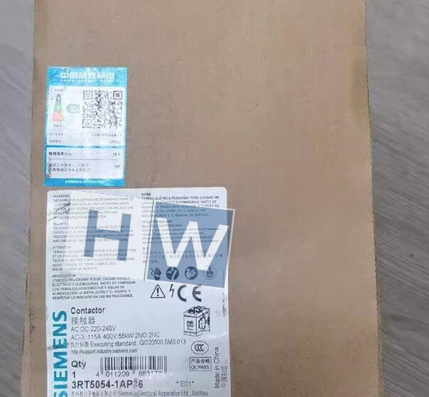 1Pc SIE-MENS Contactor 3RT5054-1AP36 AC/DC 220V Current 115A