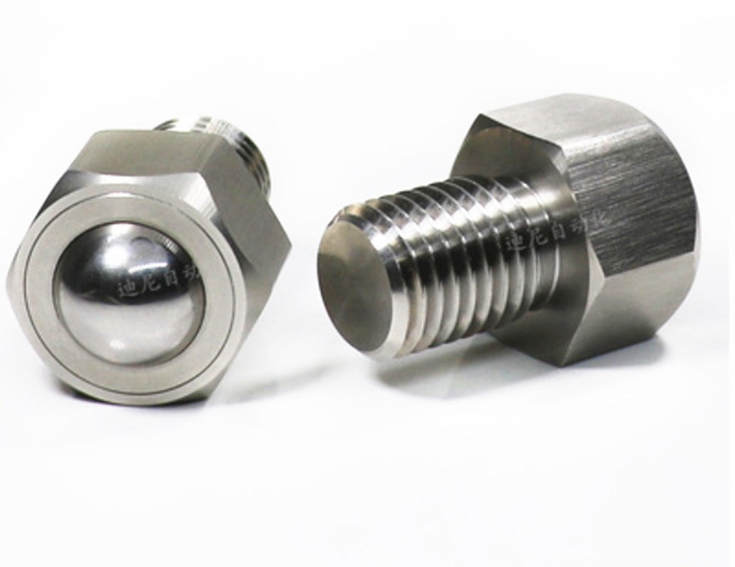 5pcs M6 Stainless steel small outer hexagonal steel ball roller universal ball