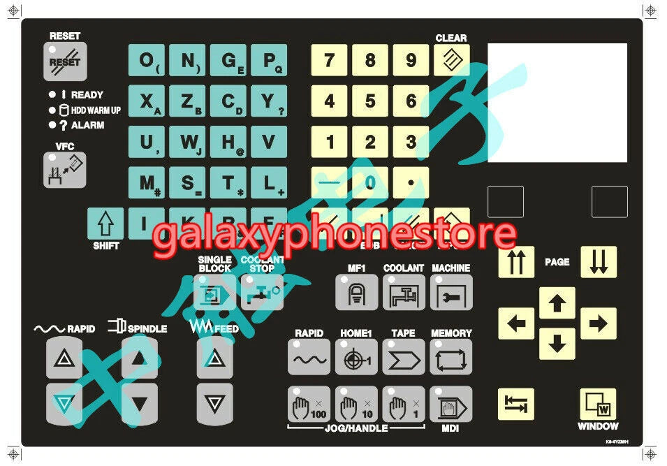 1PC KS-6YZM01 Panel FCU6-YZN31 MAZATROL 640T Membrane keypad